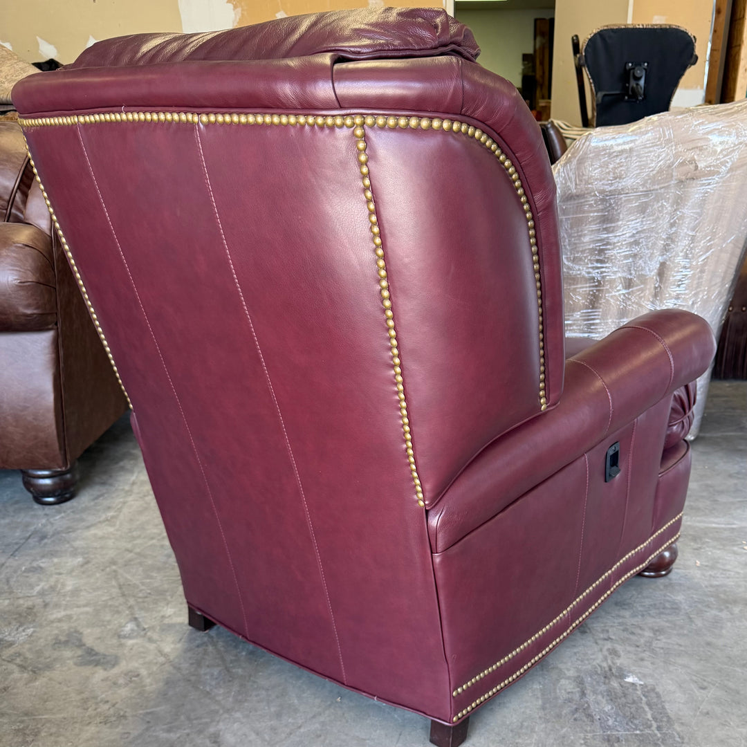 Hancock & Moore Austin Tilt Back Chair with Ottoman