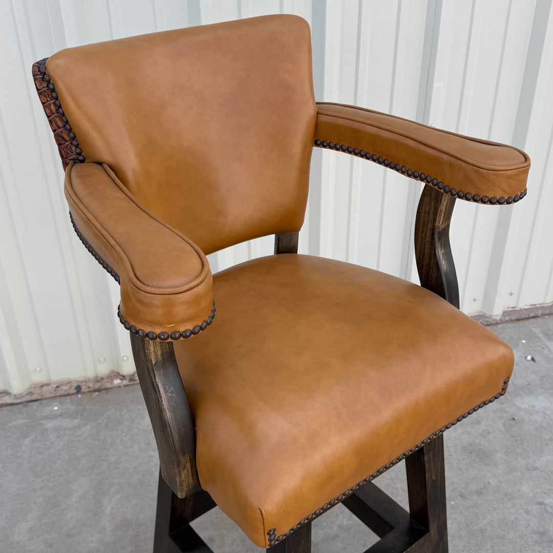 Saddle Croc Bar Stool - Set of 3