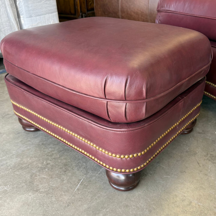 Hancock & Moore Austin Tilt Back Chair with Ottoman