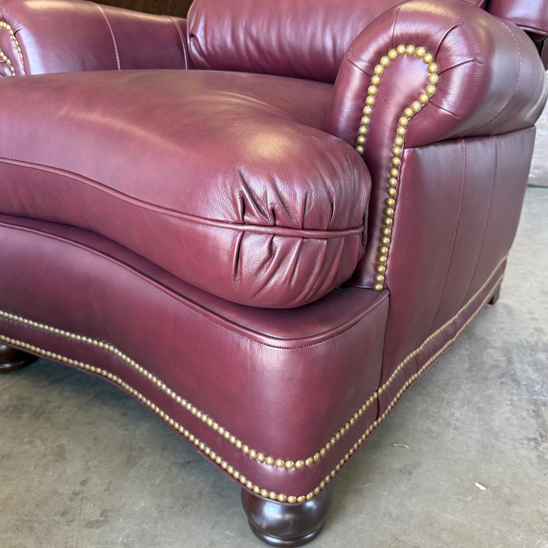 Hancock & Moore Austin Tilt Back Chair with Ottoman