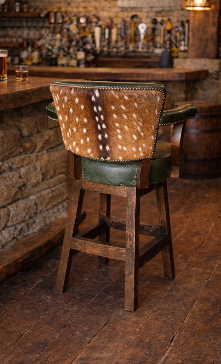 Cactus Valley Axis Leather Bar Stool