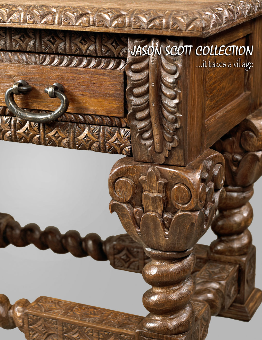 Corix Table Corinthian Console Table (6 Legs) – Hat Creek Interiors