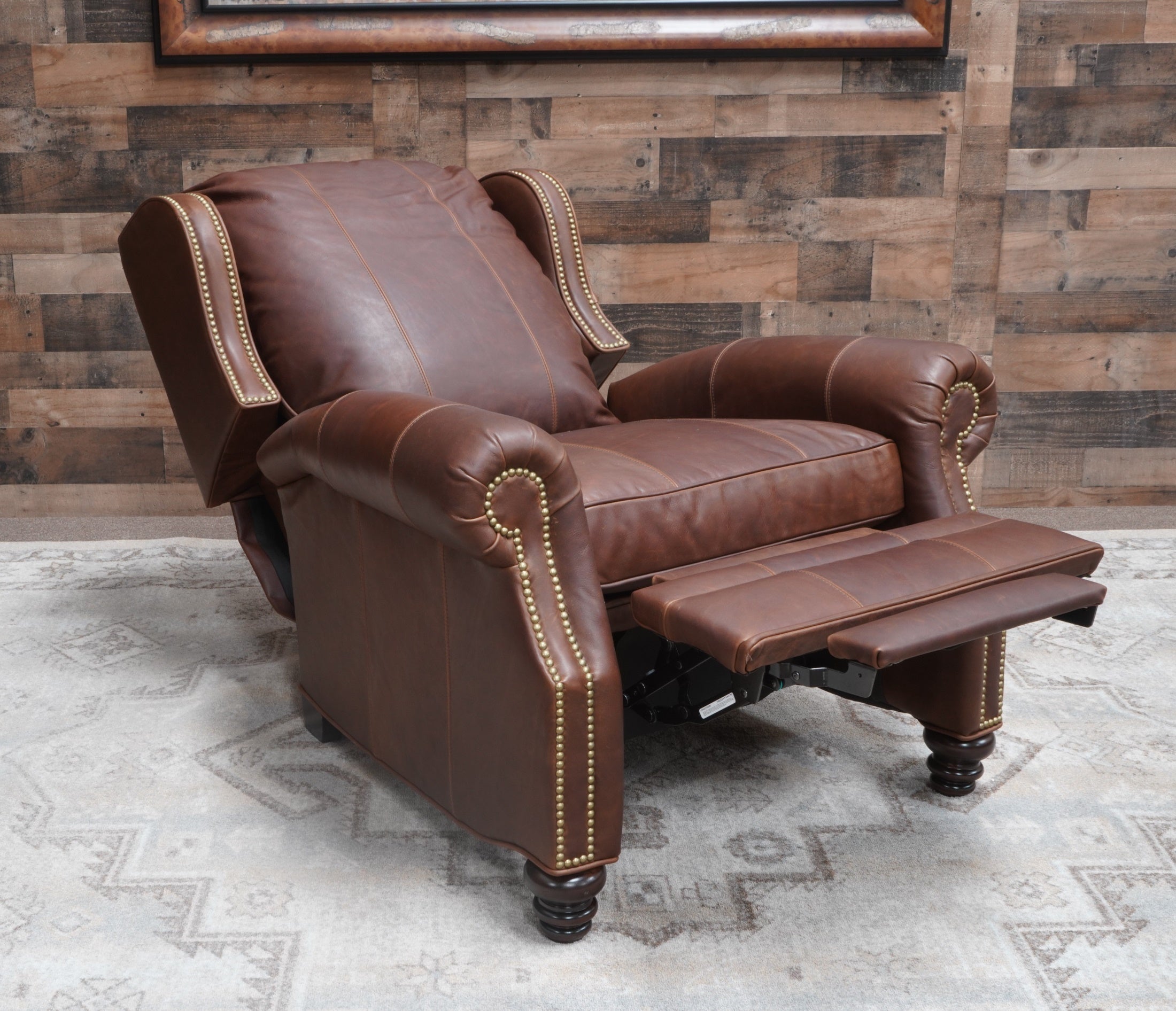 Cowboy Leather Recliner Western Comfort Style Hat Creek Interiors