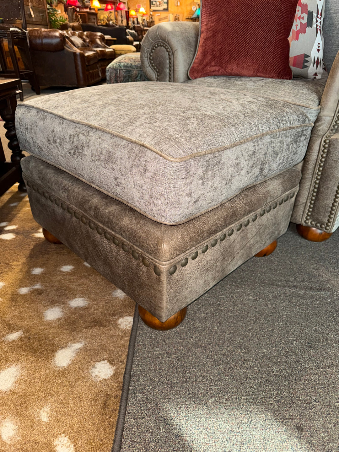 Pendleton Chair & Ottoman