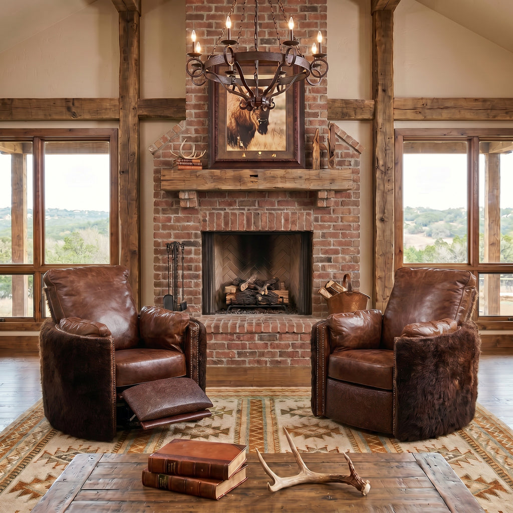 Dark Rum Buffalo Snug Recliner – Hat Creek Interiors