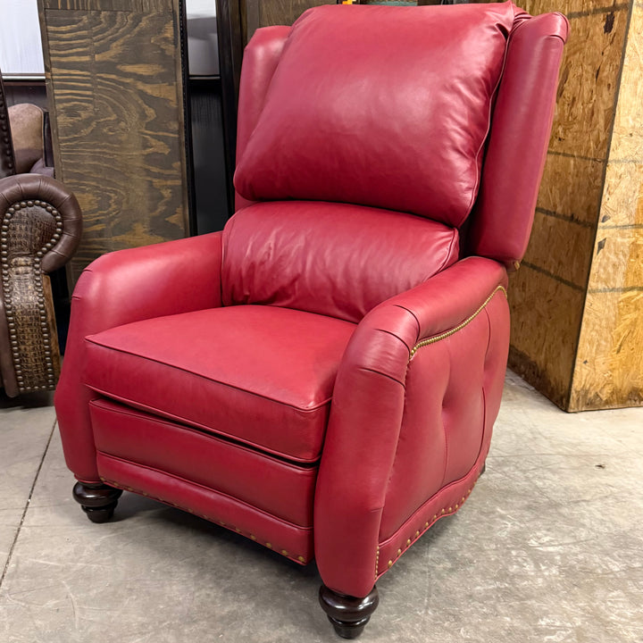 Sundance Western Leather Recliner - RED