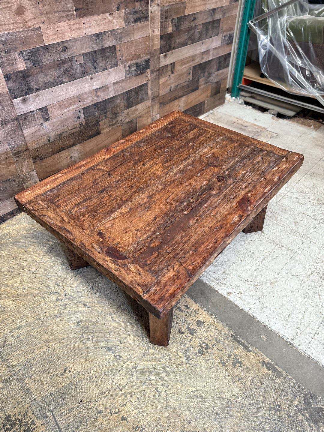 Dark Reclaimed Wood Coffee Table