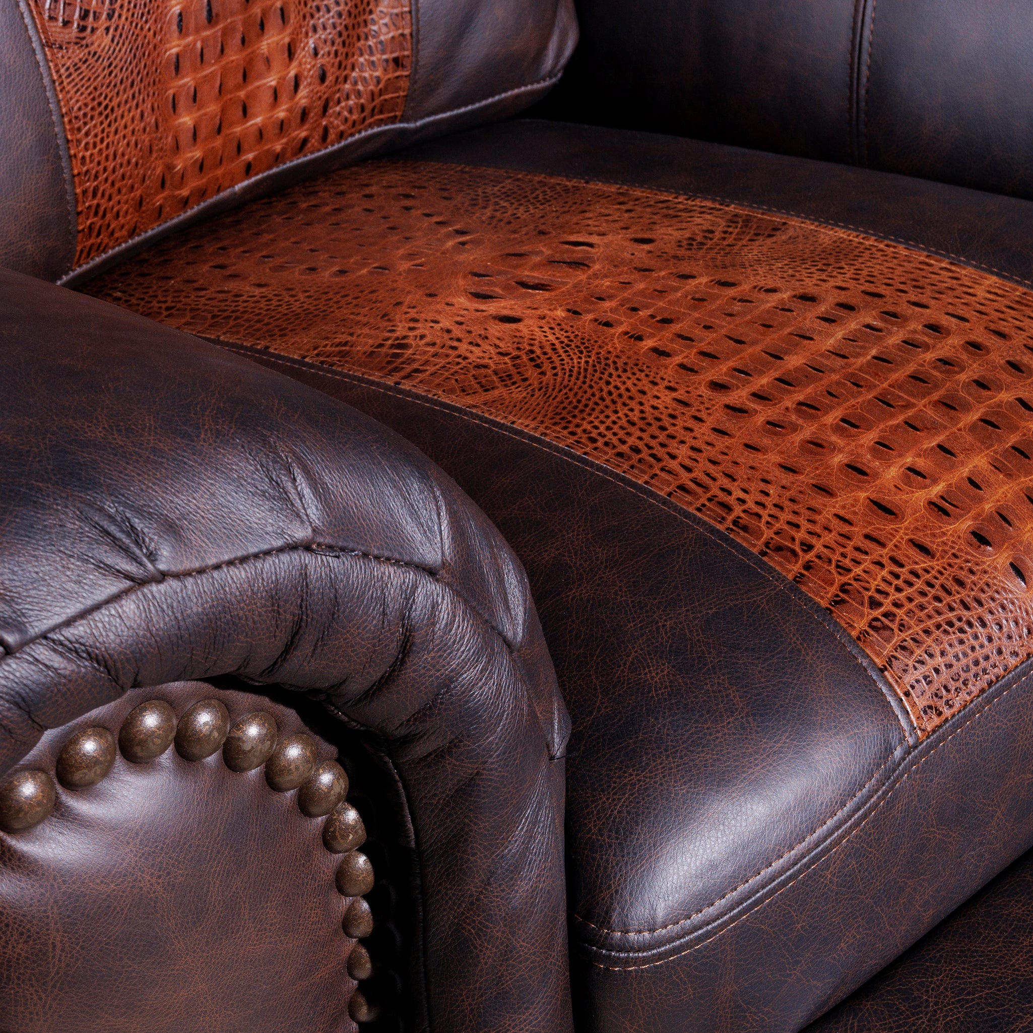 El Patron Western Leather Recliner | Western Gator Recliners – Hat