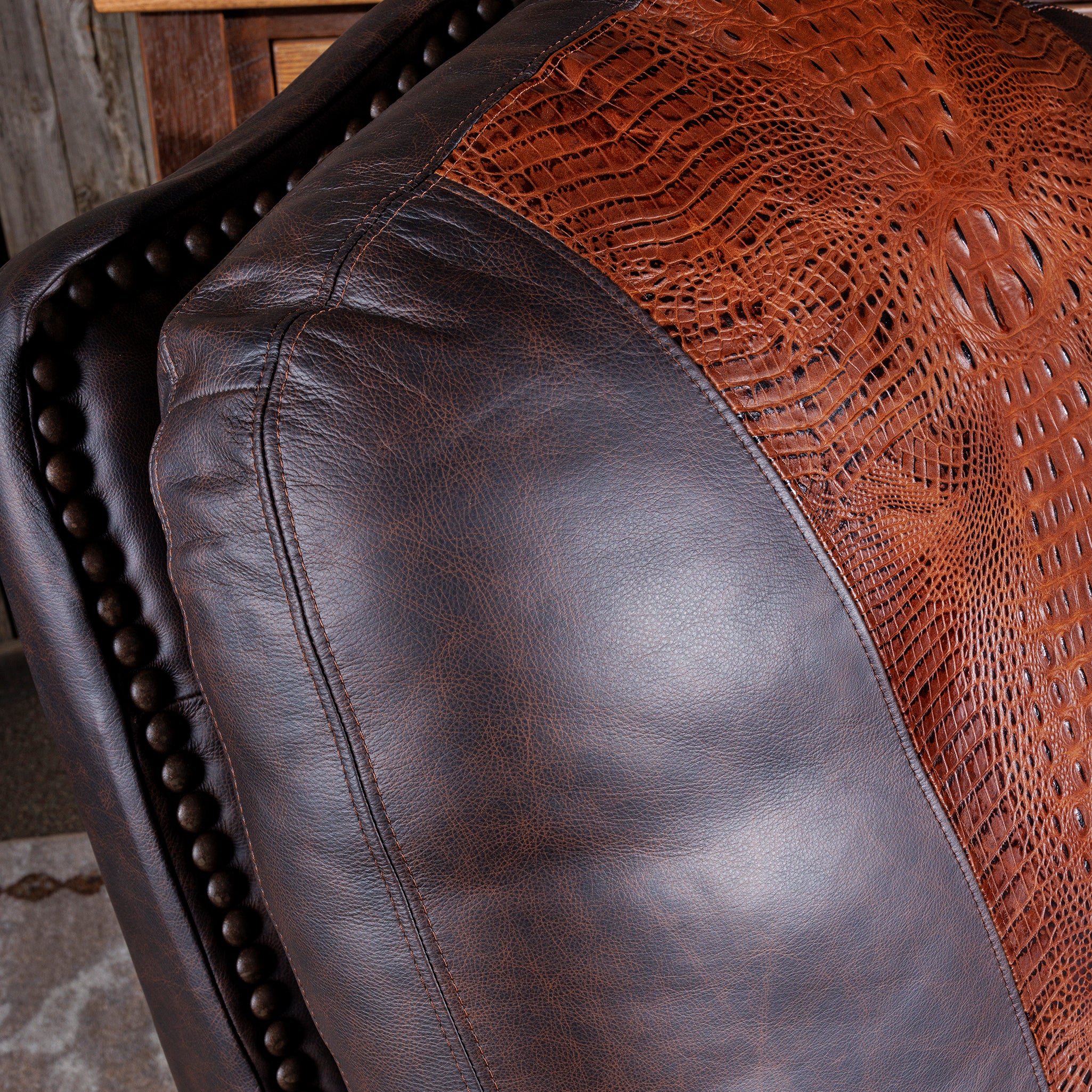 El Patron Western Leather Recliner | Western Gator Recliners – Hat