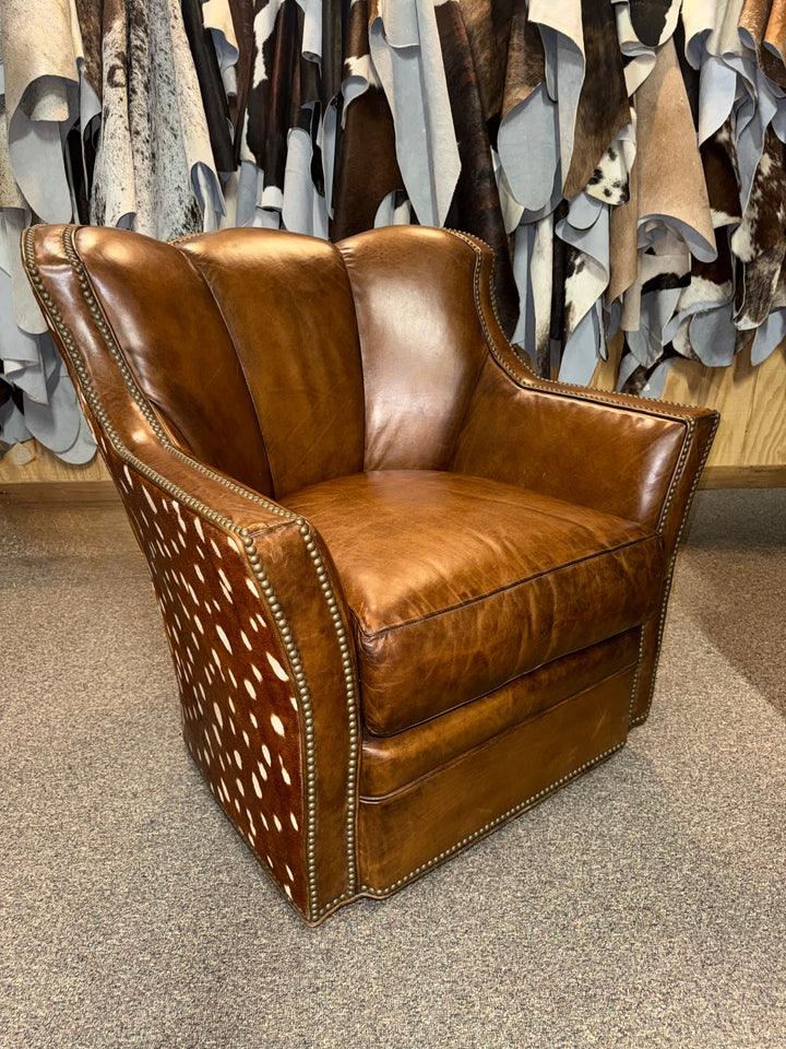 Seguin Leather Swivel Chair