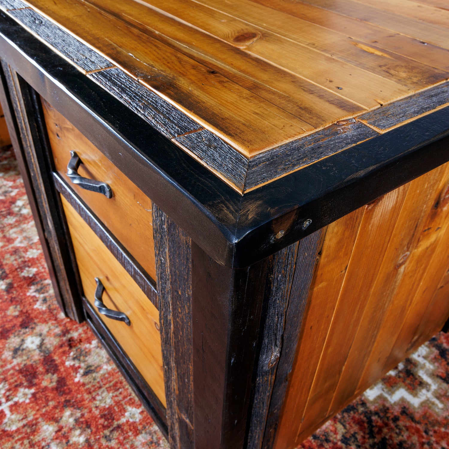 Jackson Hole Western Executive Office Desk | Western Office