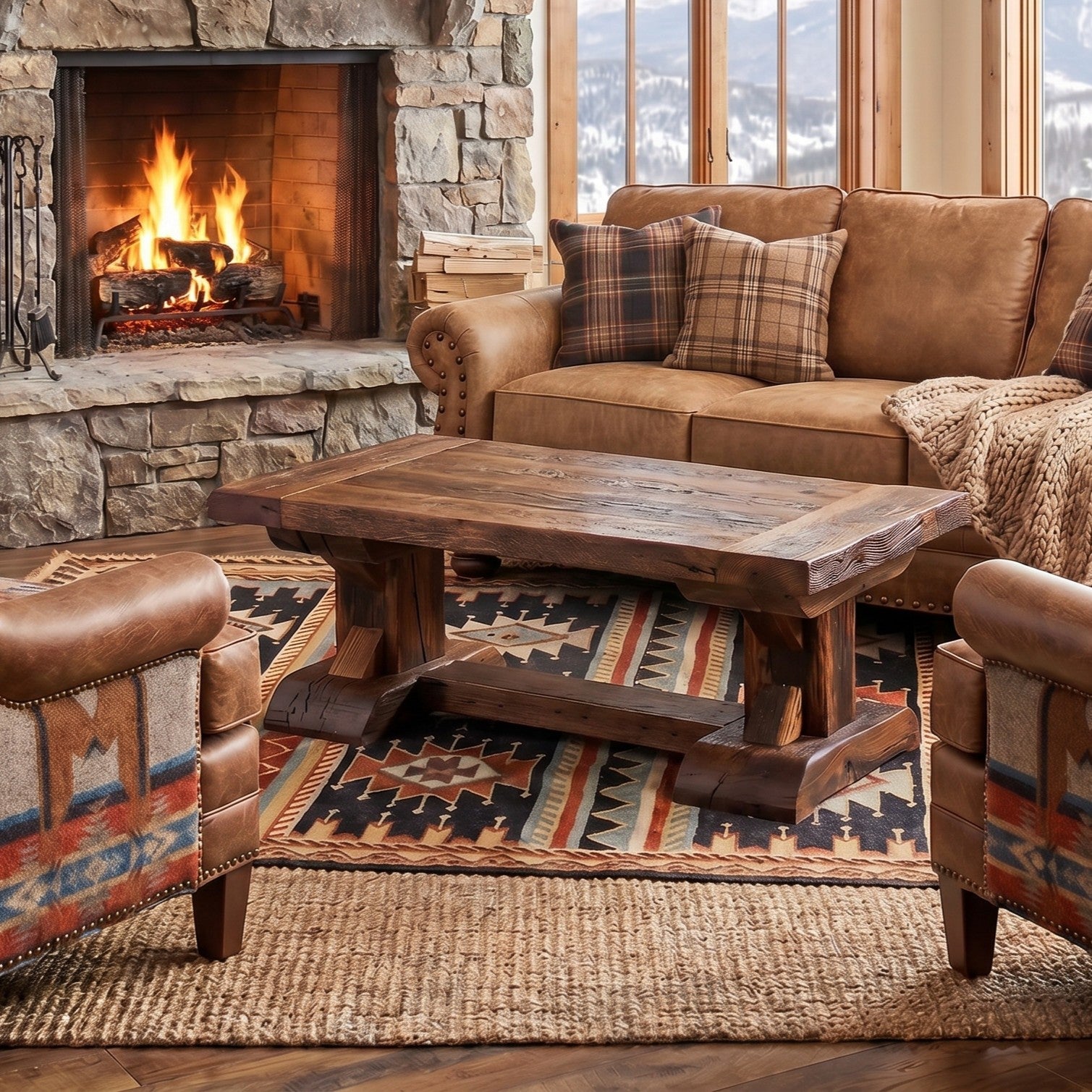 Getty Reclaimed Wood Coffee Table – Hat Creek Interiors