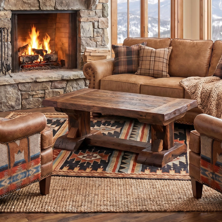 Getty Reclaimed Wood Coffee Table
