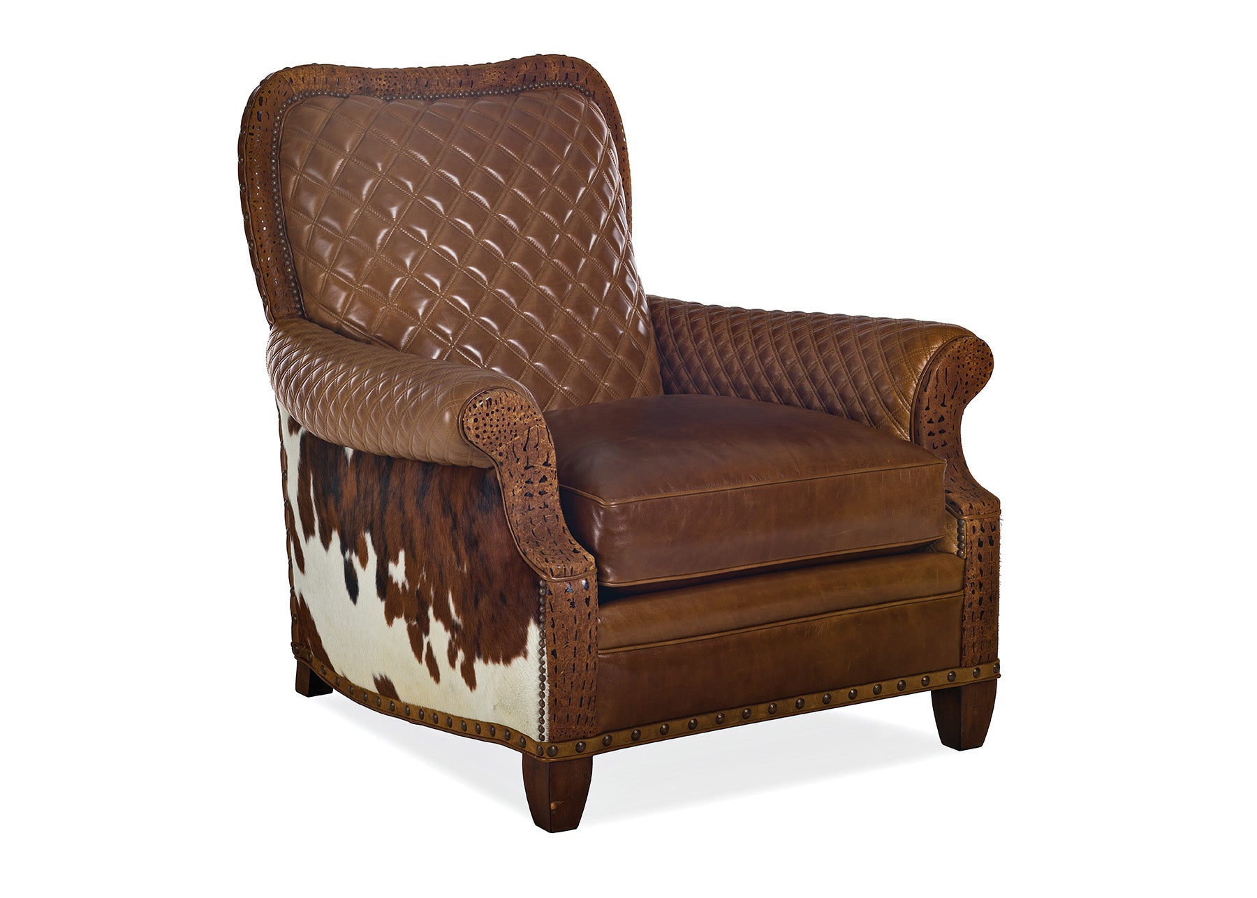 Harvest Chair with Cowhide