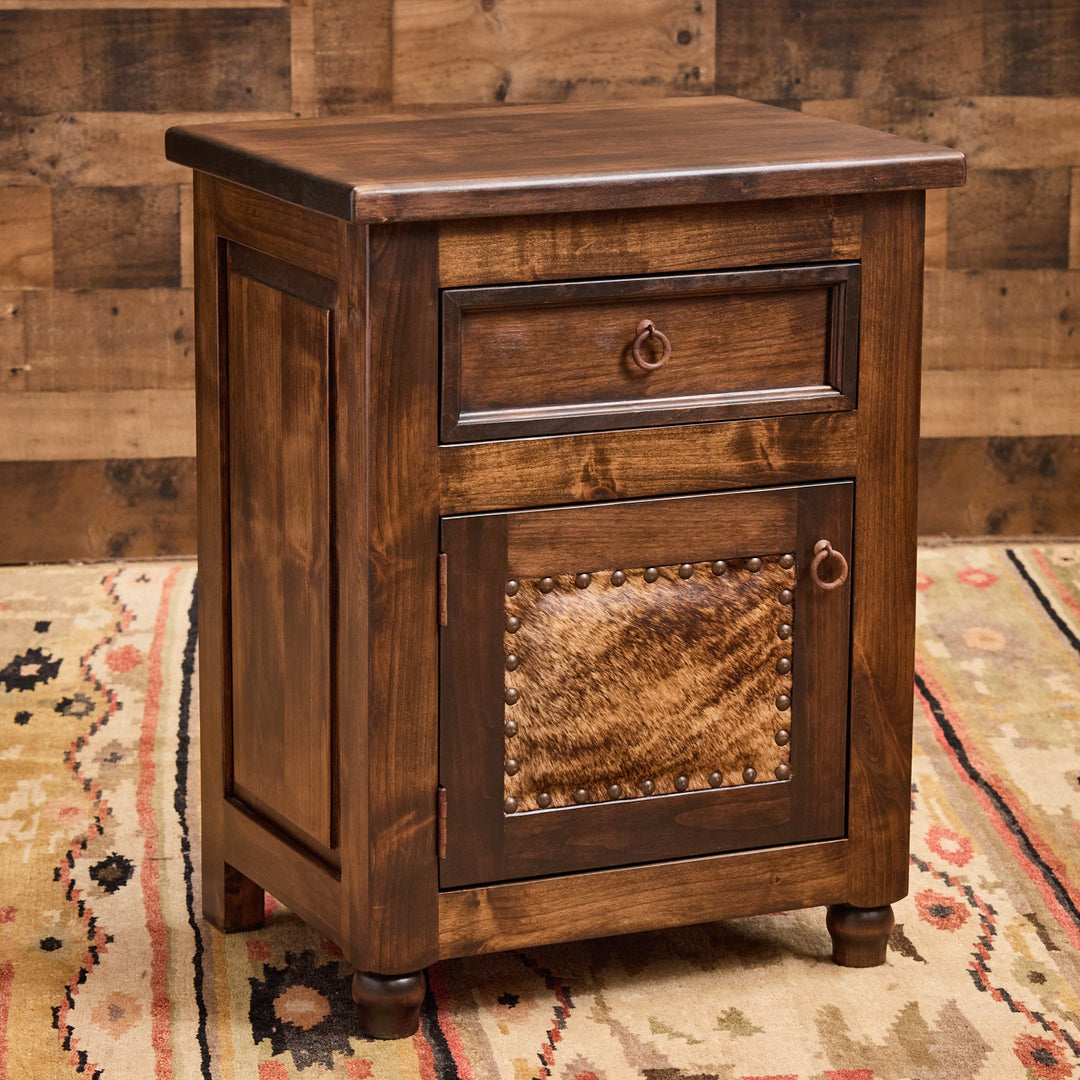 Arden Western Cowhide Bed