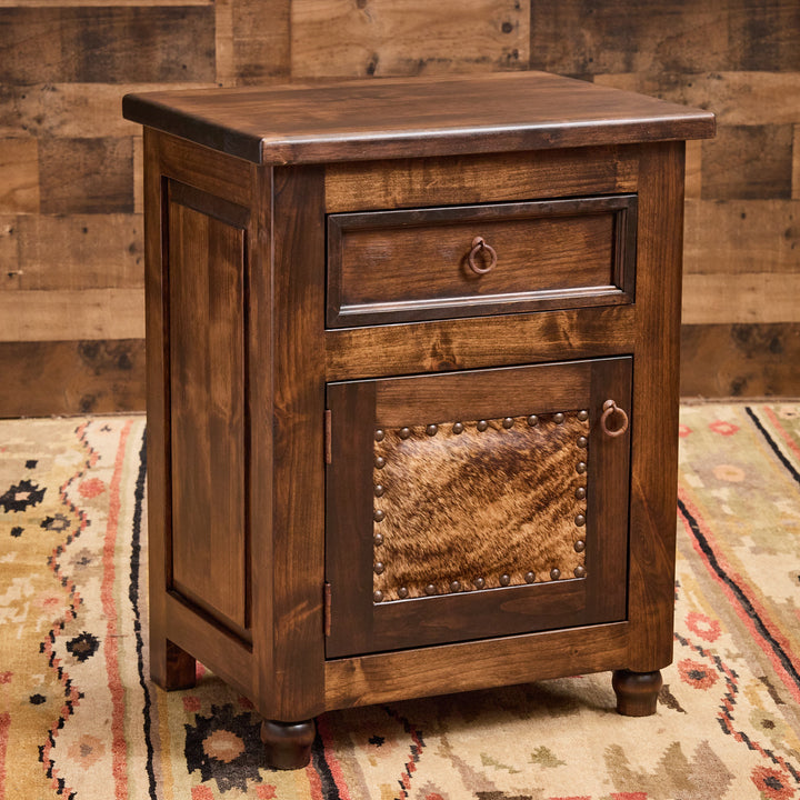 Arden Western Cowhide Bed