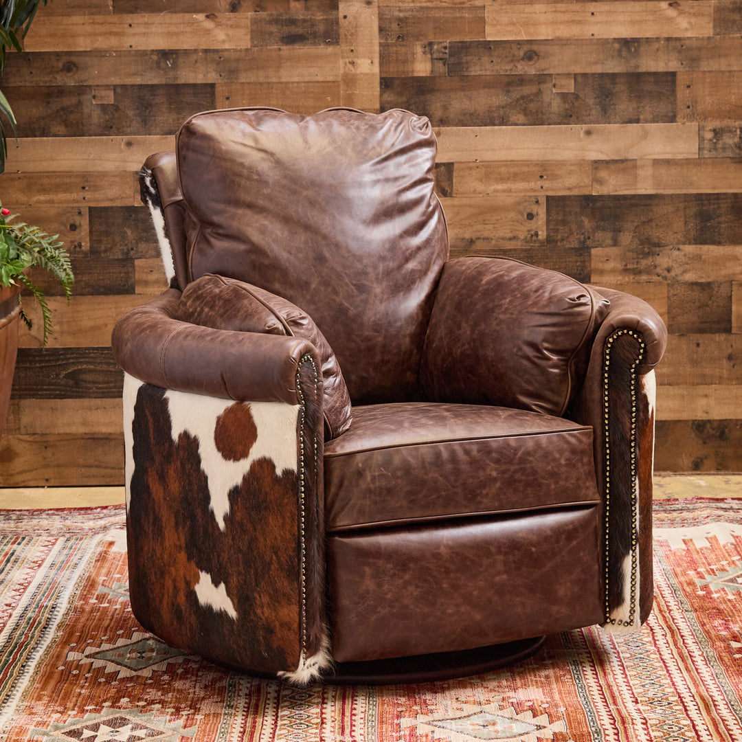 Cavendar Western Leather Snug Recliner