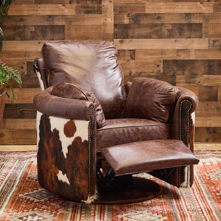 Cavendar Western Leather Snug Recliner
