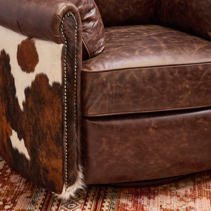Cavendar Western Leather Snug Recliner