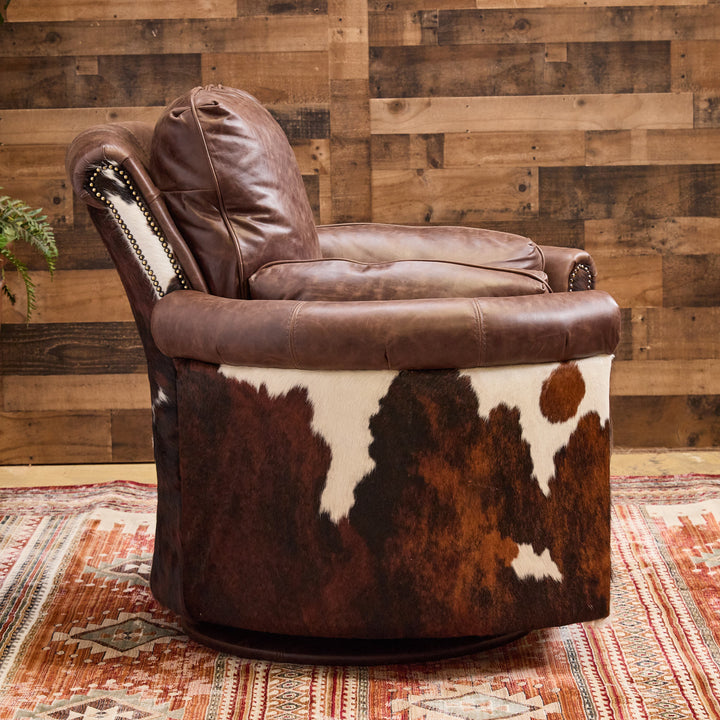 Cavendar Western Leather Snug Recliner