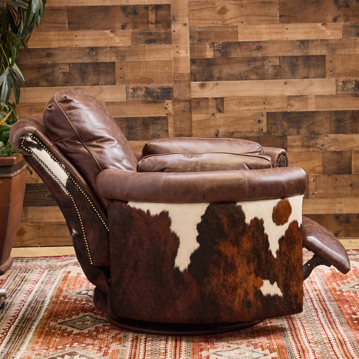 Cavendar Western Leather Snug Recliner
