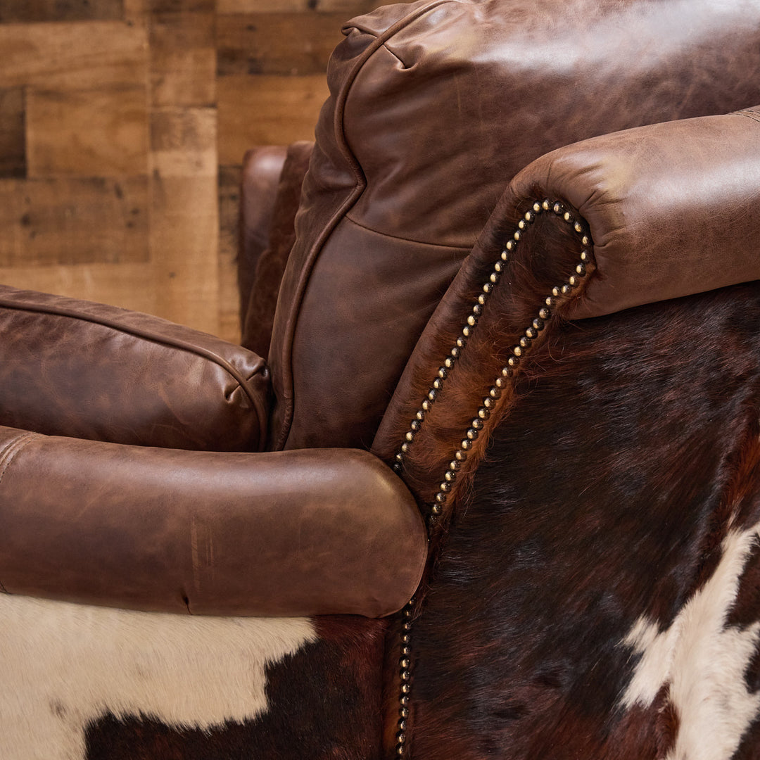 Cavendar Western Leather Snug Recliner