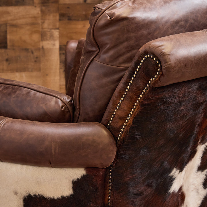 Cavendar Western Leather Snug Recliner