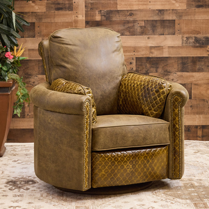 Forrest Hills Western Leather Snug Recliner