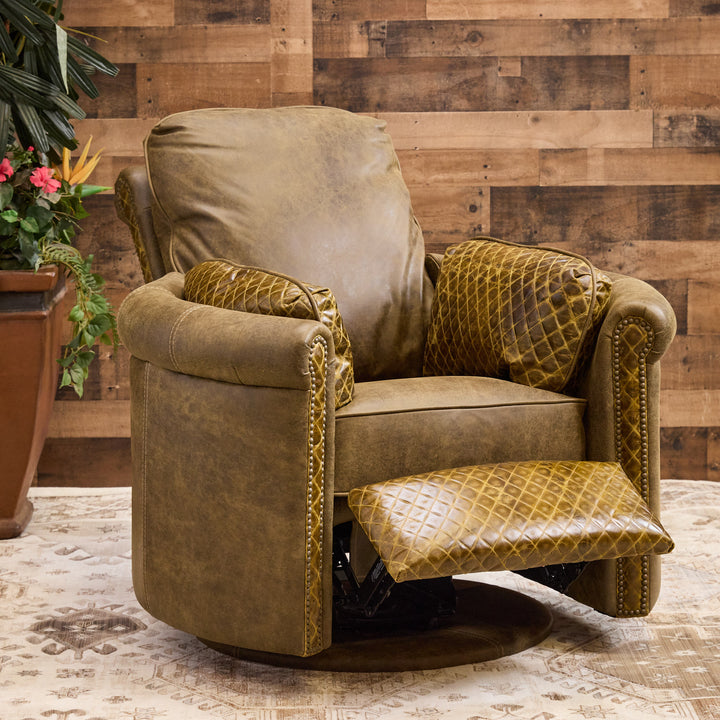 Forrest Hills Western Leather Snug Recliner
