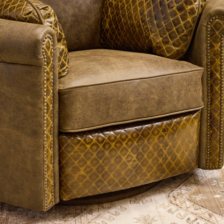 Forrest Hills Western Leather Snug Recliner