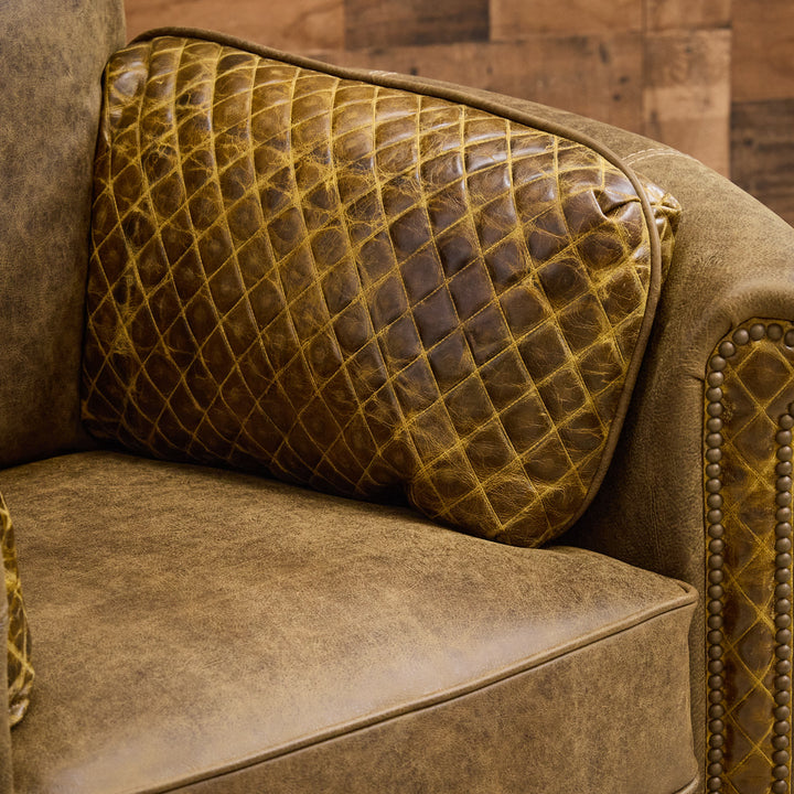 Forrest Hills Western Leather Snug Recliner