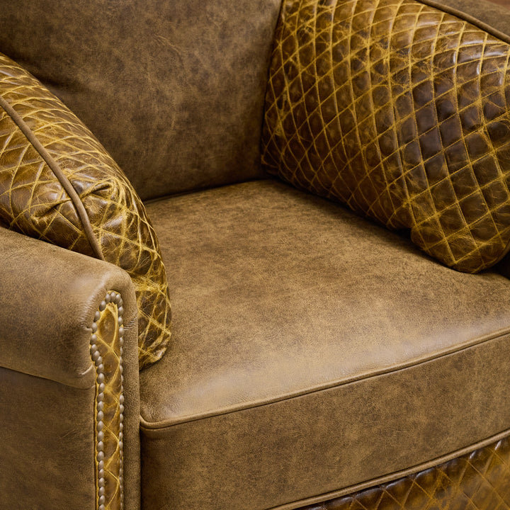 Forrest Hills Western Leather Snug Recliner