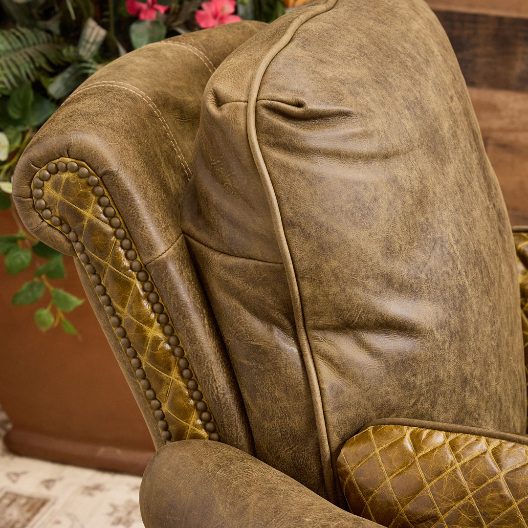 Forrest Hills Western Leather Snug Recliner