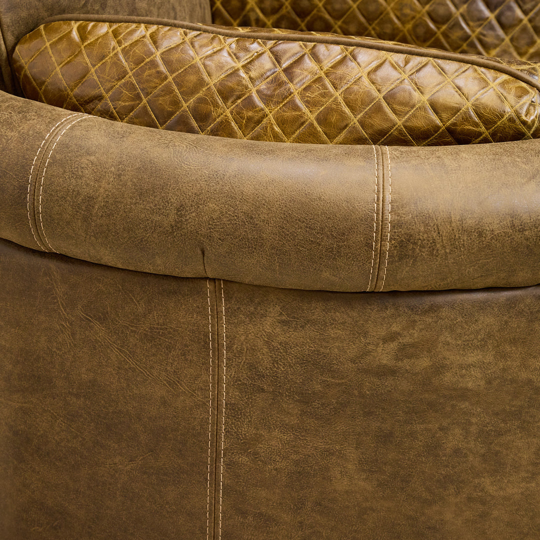Forrest Hills Western Leather Snug Recliner