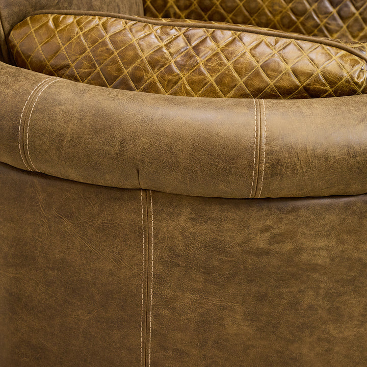 Forrest Hills Western Leather Snug Recliner