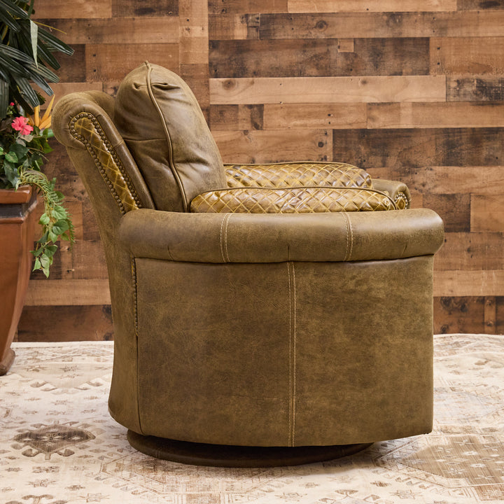 Forrest Hills Western Leather Snug Recliner