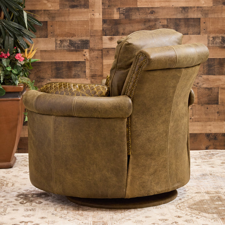 Forrest Hills Western Leather Snug Recliner