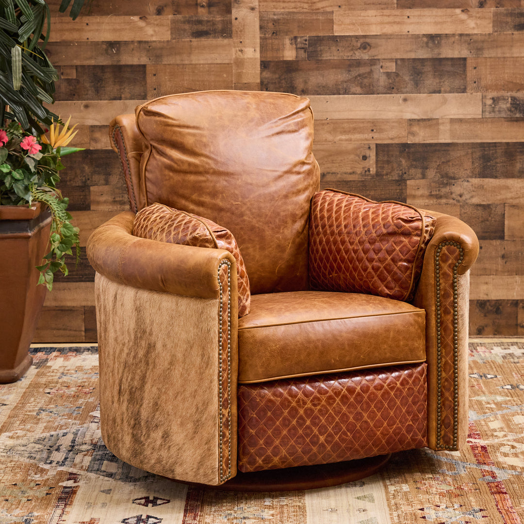 Midland Western Leather Snug Recliner