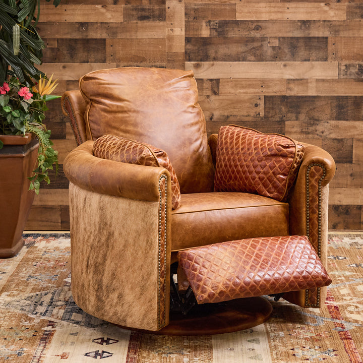 Midland Western Leather Snug Recliner
