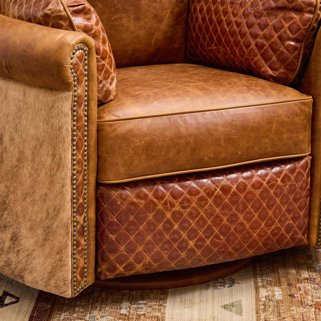 Midland Western Leather Snug Recliner