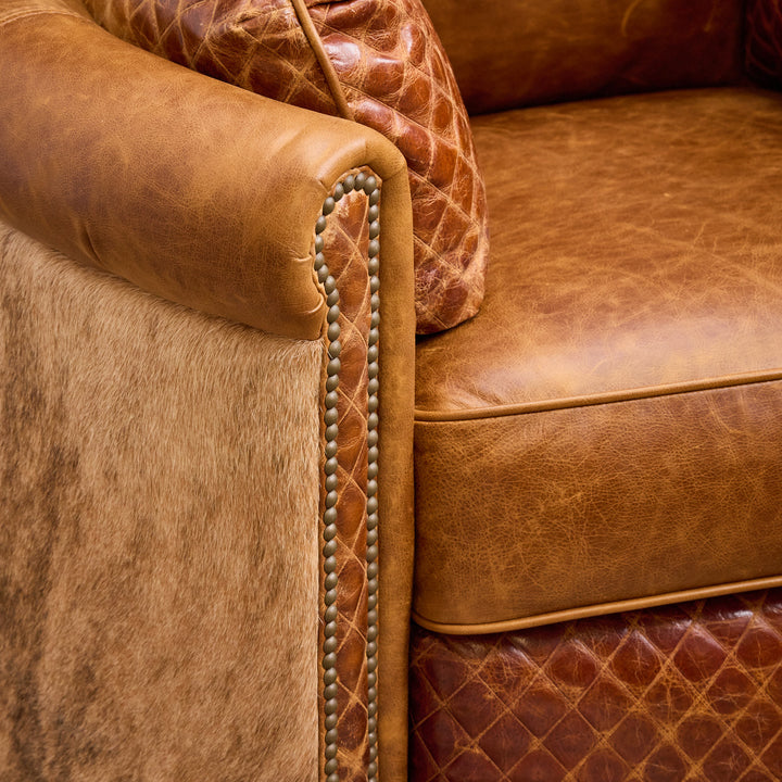Midland Western Leather Snug Recliner