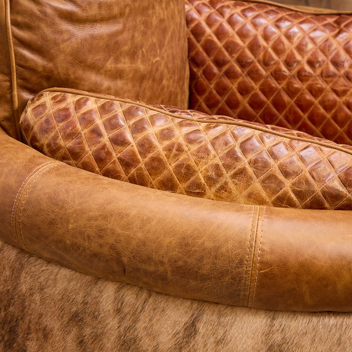 Midland Western Leather Snug Recliner