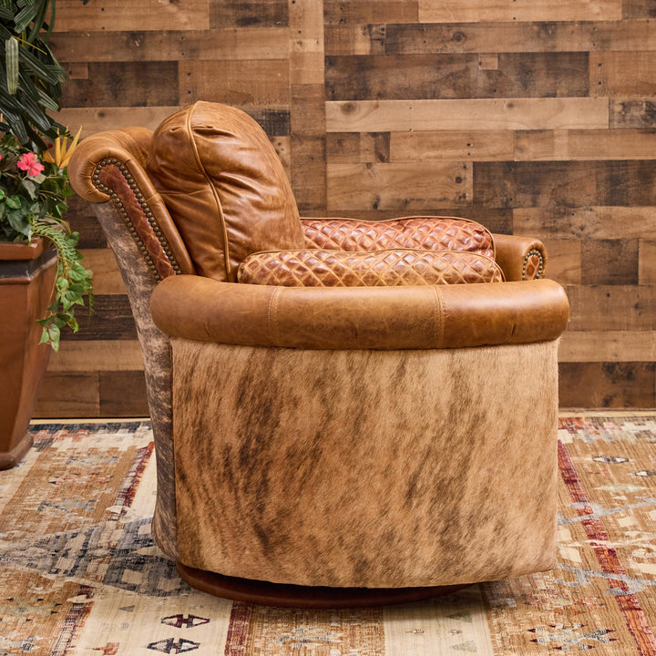 Midland Western Leather Snug Recliner
