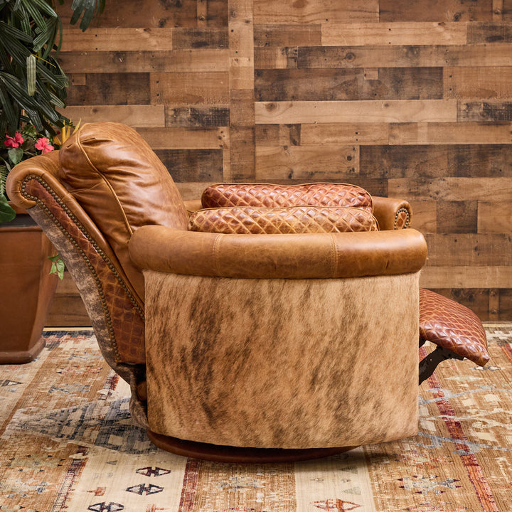 Midland Western Leather Snug Recliner