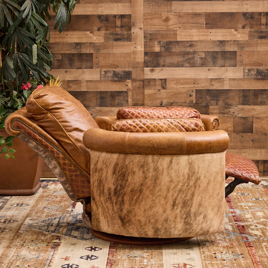 Midland Western Leather Snug Recliner