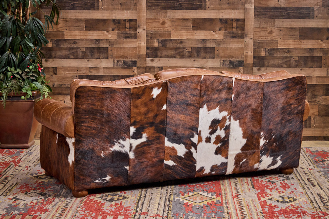 Luckenbach Leather & Cowhide Sofa
