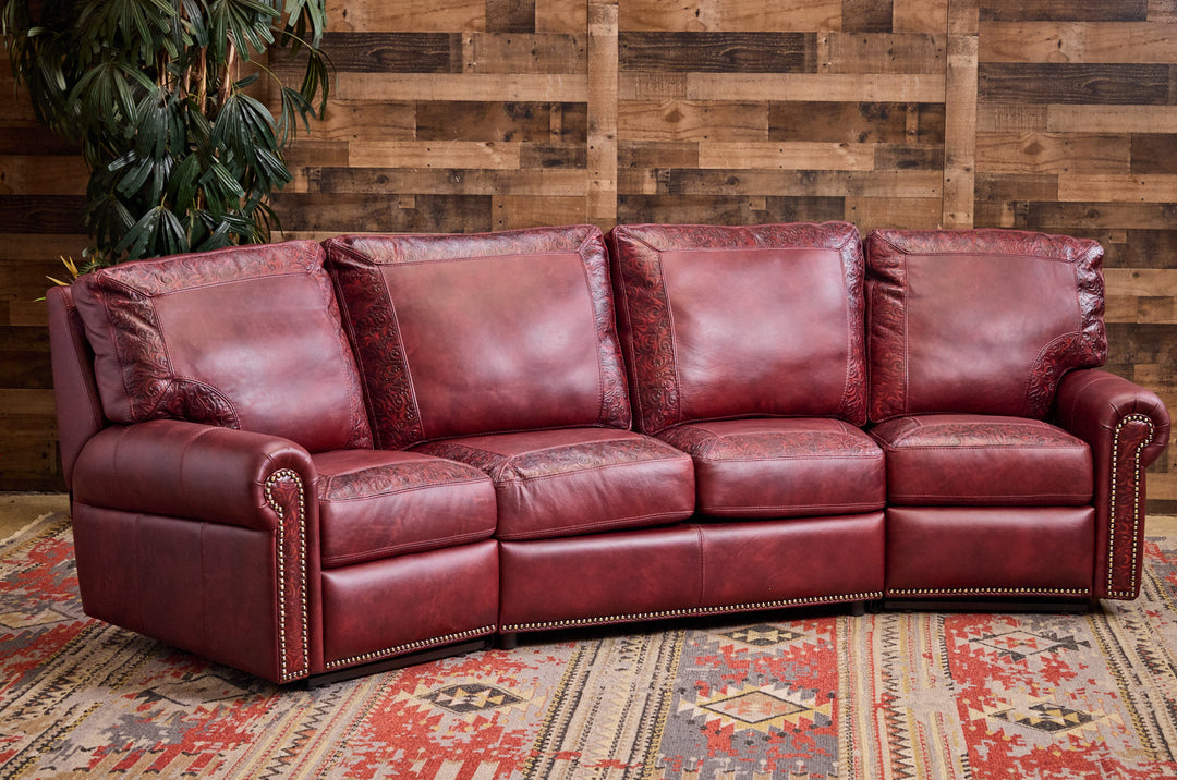 Farwell Leather Reclining Sofa