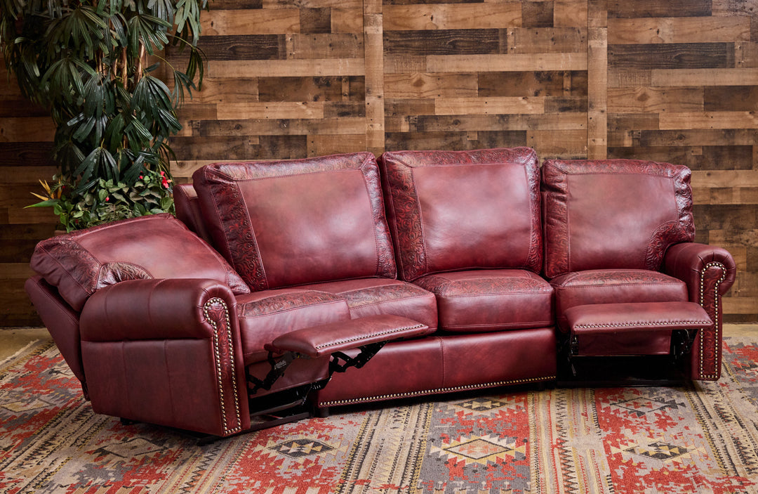 Farwell Leather Reclining Sofa