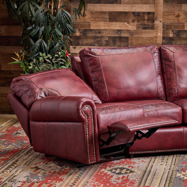 Farwell Leather Reclining Sofa