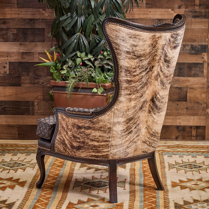 Danilla Carved Cowhide Chair